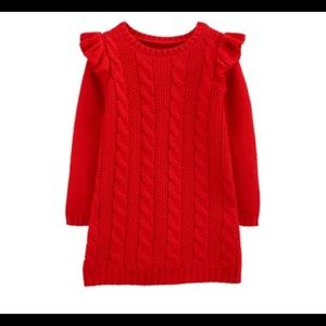 nwt! carters cable knit dress